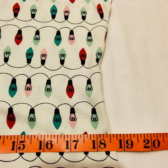 NWOT Christmas Lights Mock Turtleneck Large - Picture 8 of 10